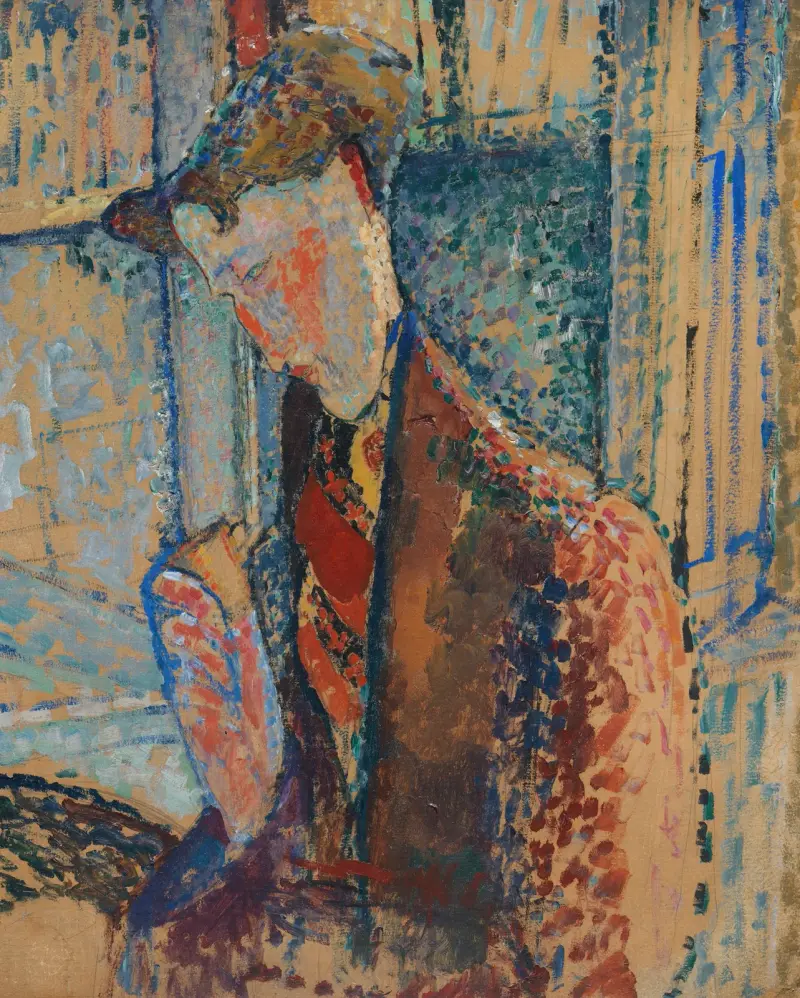 Reverie (Study for the Portrait of Frank Burty Haviland) av Amedeo Modigliani