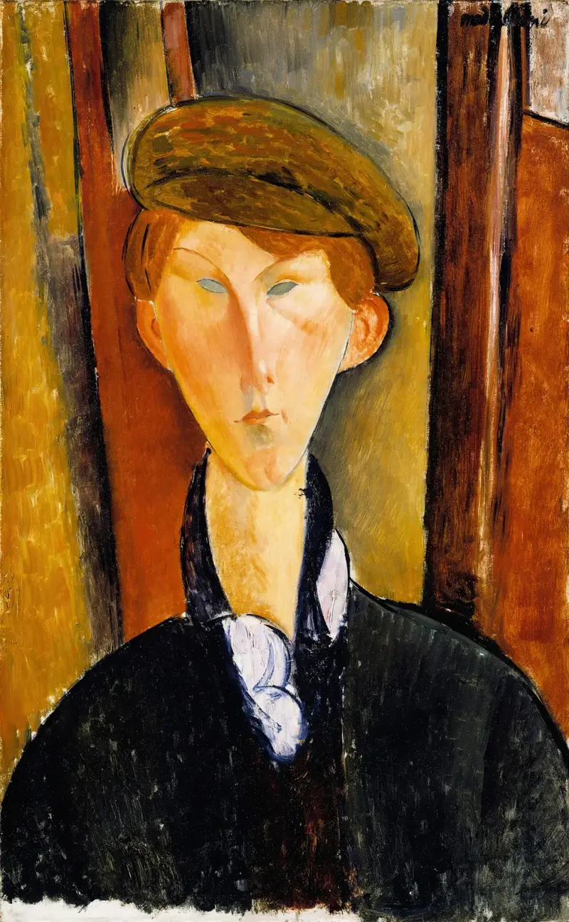 Young Man with a Cap av Amedeo Modigliani