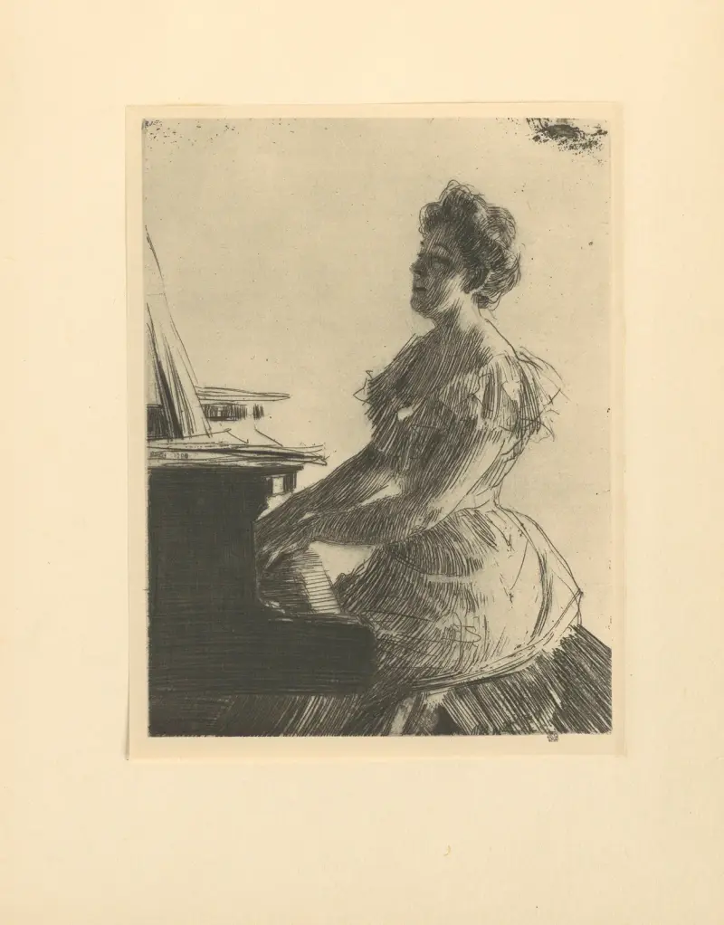Vid pianot av Anders Zorn