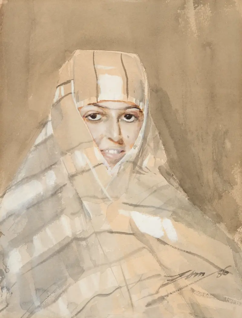 Beduinflicka, Anders Zorn