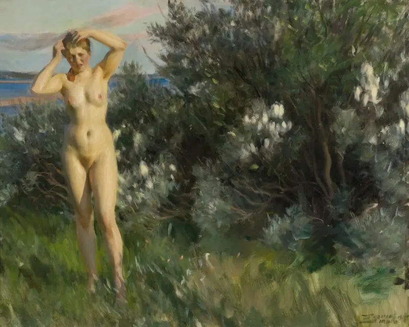 Vid Siljan av Anders Zorn
