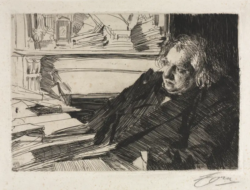 Ernest Renan, 1892 av Anders Zorn