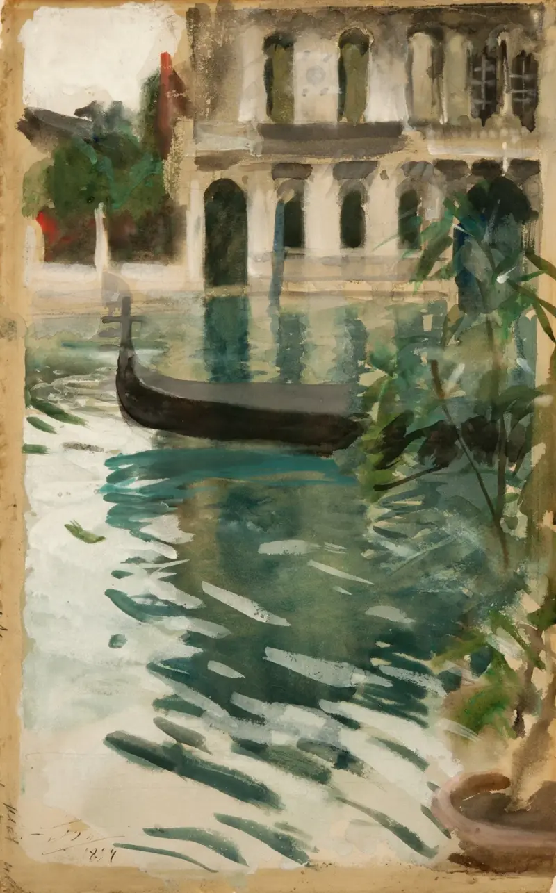 Gondol, Venedig av Anders Zorn