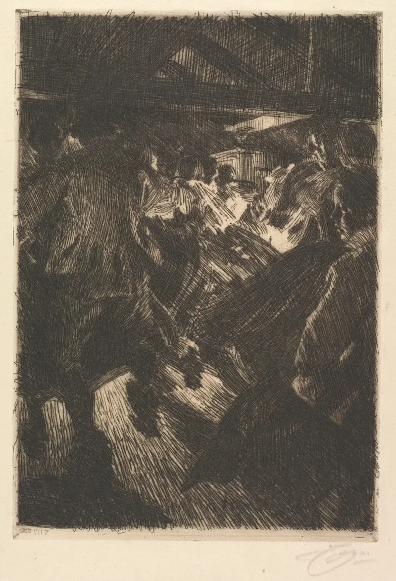 Chata w Gopsmor, Anders Zorn