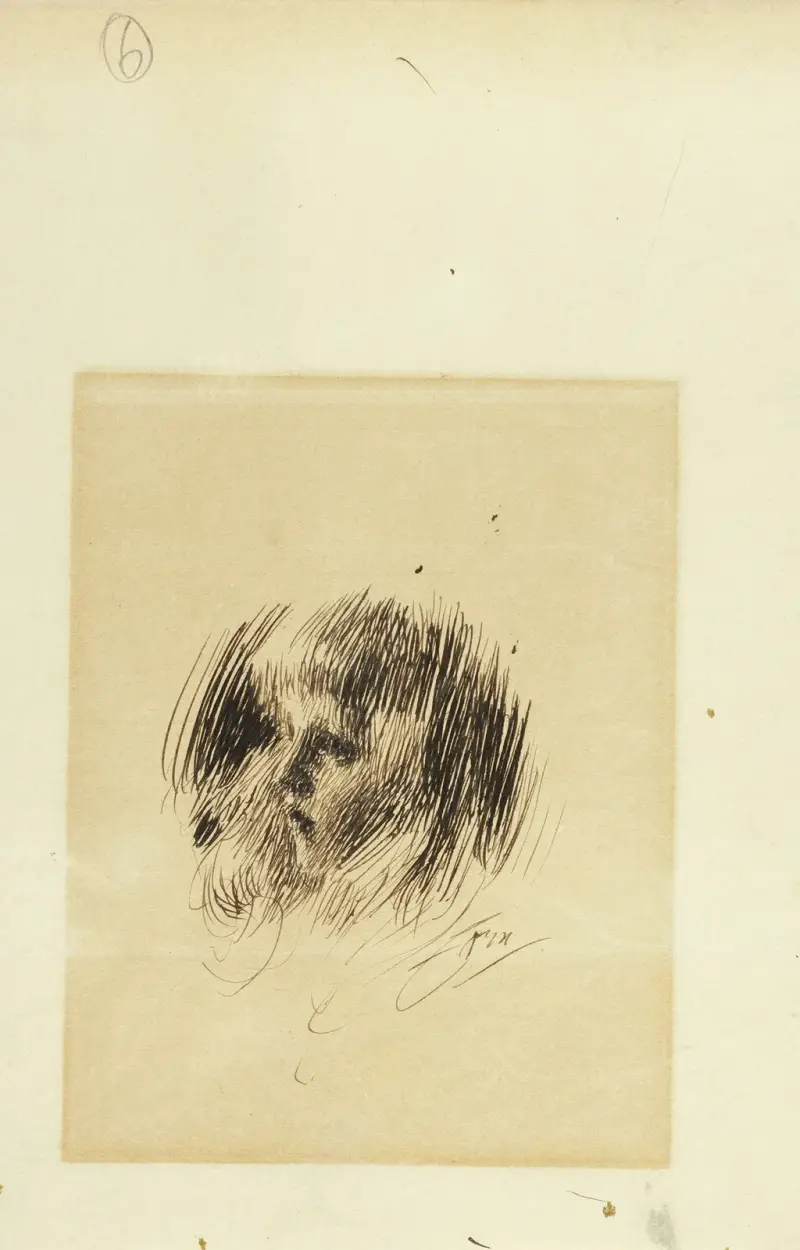 Flickhuvud av Anders Zorn