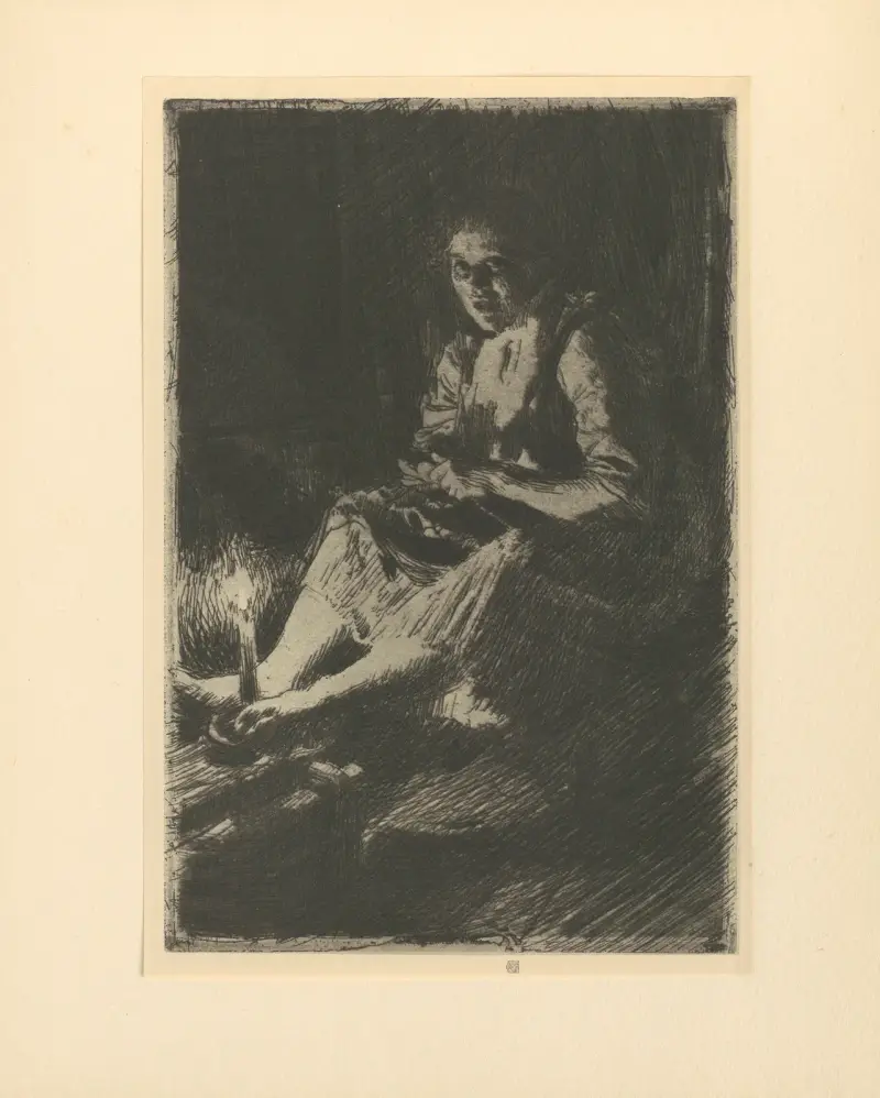 Ida (1800-talet) – nr 1 av Anders Zorn