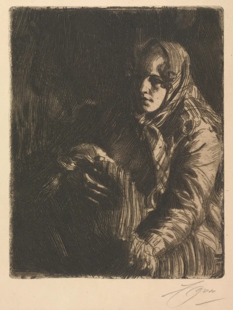 Madonna, 1900, Anders Zorn