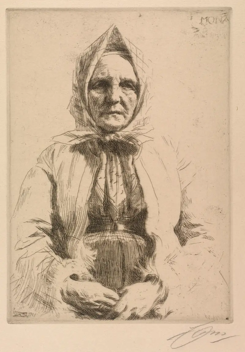 Mona, 1911 von Anders Zorn