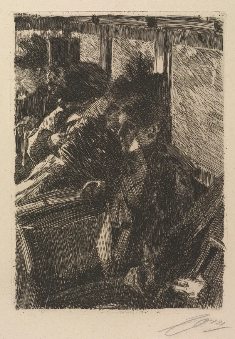 Omnibus av Anders Zorn