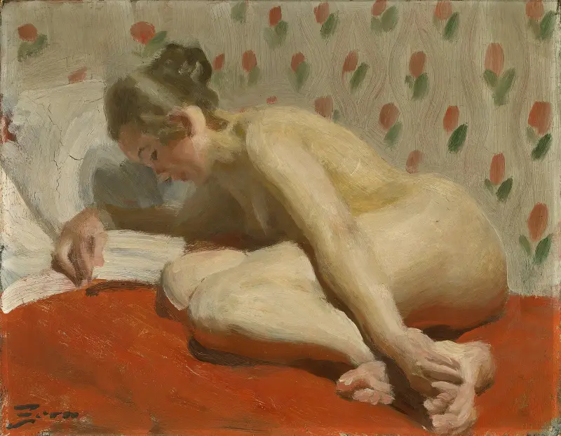 Studie av en naken av Anders Zorn