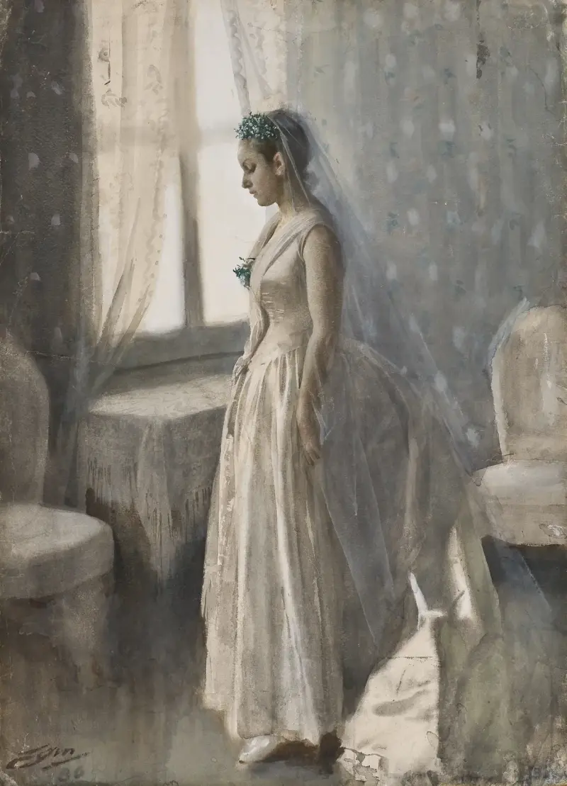Die Braut von Anders Zorn