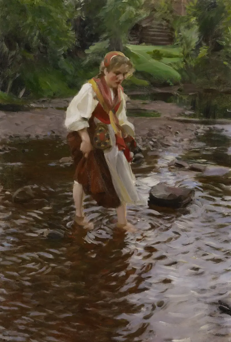 The Girl from Älvdalen von Anders Zorn