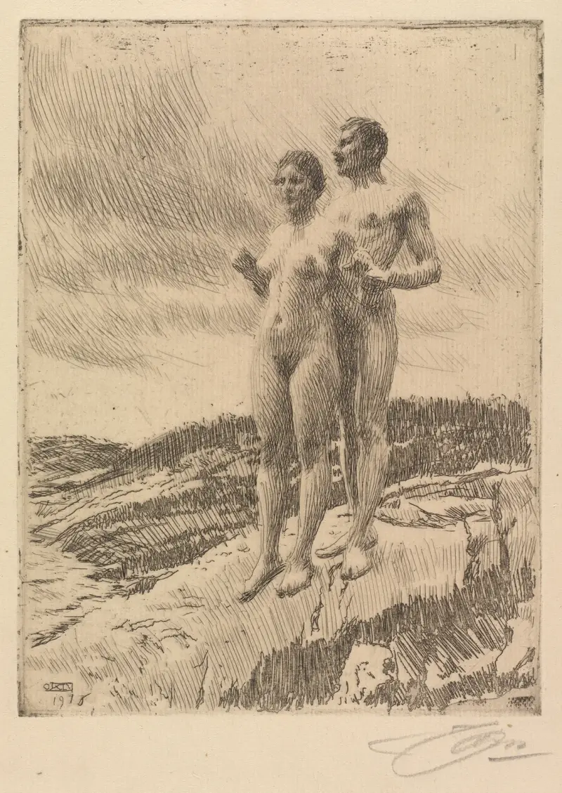 Die beiden von Anders Zorn
