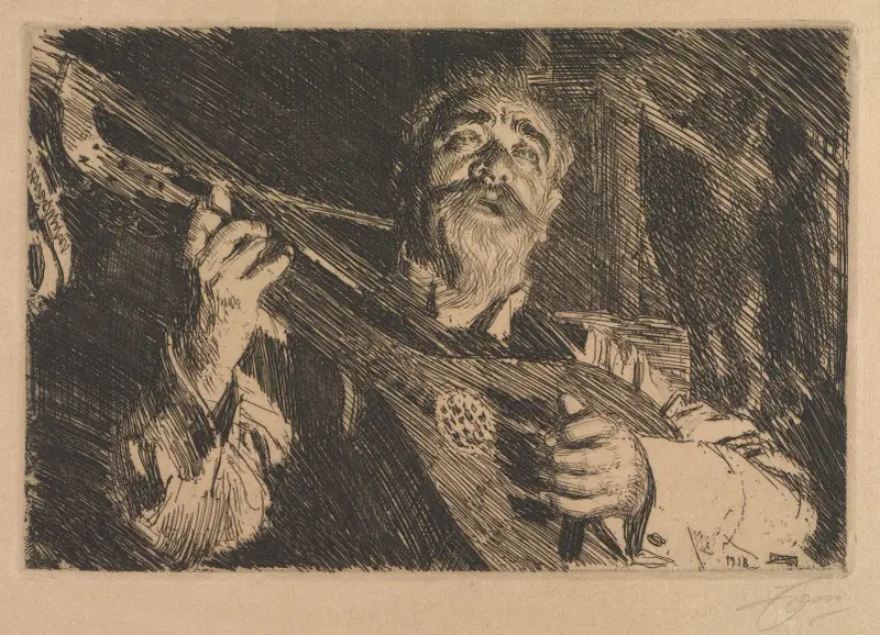 Vicke, 1918 von Anders Zorn