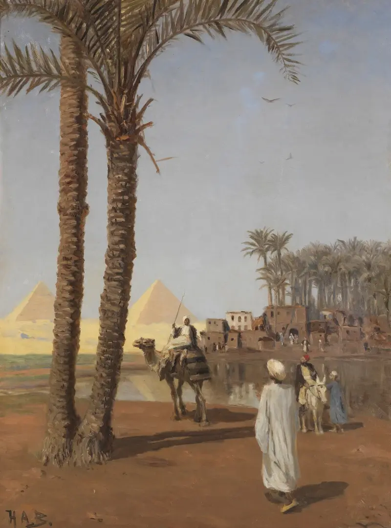 Orientalsk scene av Hans Andersen Brendekilde