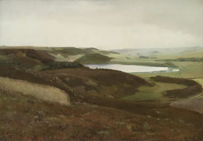 A Landscape near Bryrup, Jutland av Laurits Andersen Ring