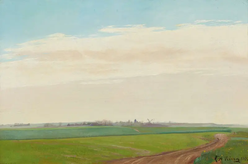 Krajobraz letni, Baldersbrønde, Laurits Andersen Ring