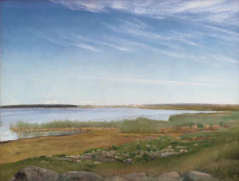 Fjorden vid Karrebæksminde, Själland av Laurits Andersen Ring