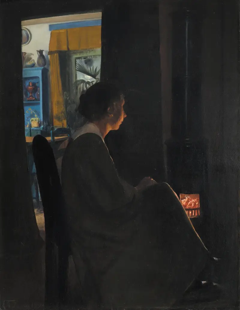 Dämmerung. Die Frau des Künstlers von Laurits Andersen Ring
