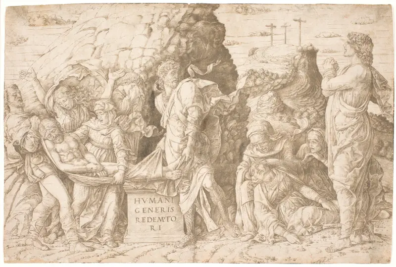 Grablegung von Andrea Mantegna