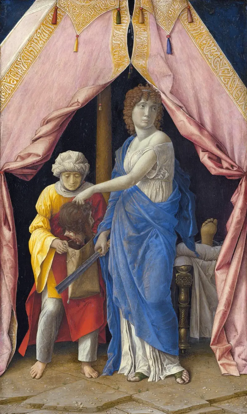Judit med Holofernes huvud av Andrea Mantegna