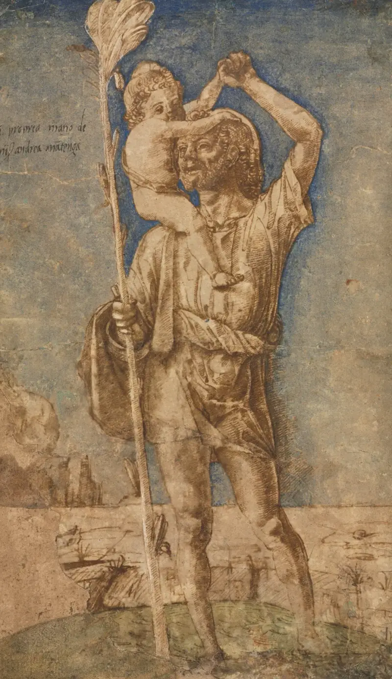 Święty Krzysztof, Andrea Mantegna