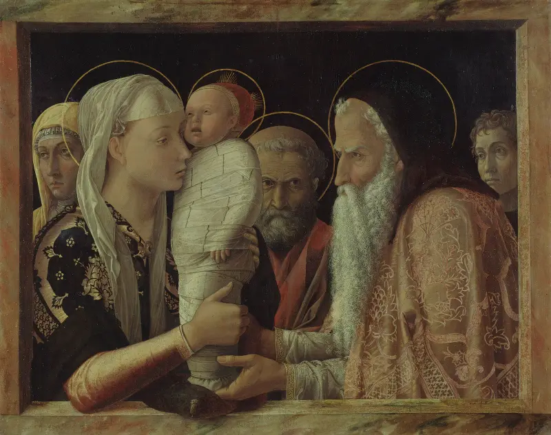 The Presentation av Andrea Mantegna