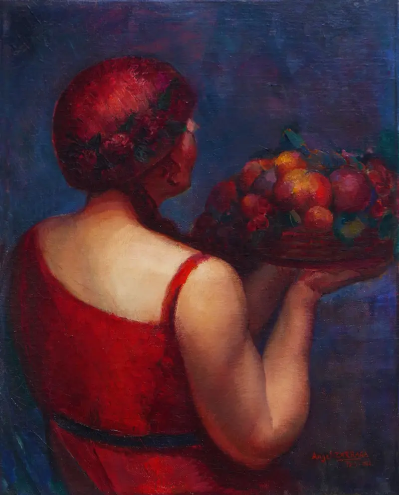 Obstkorb von Ángel Zárraga
