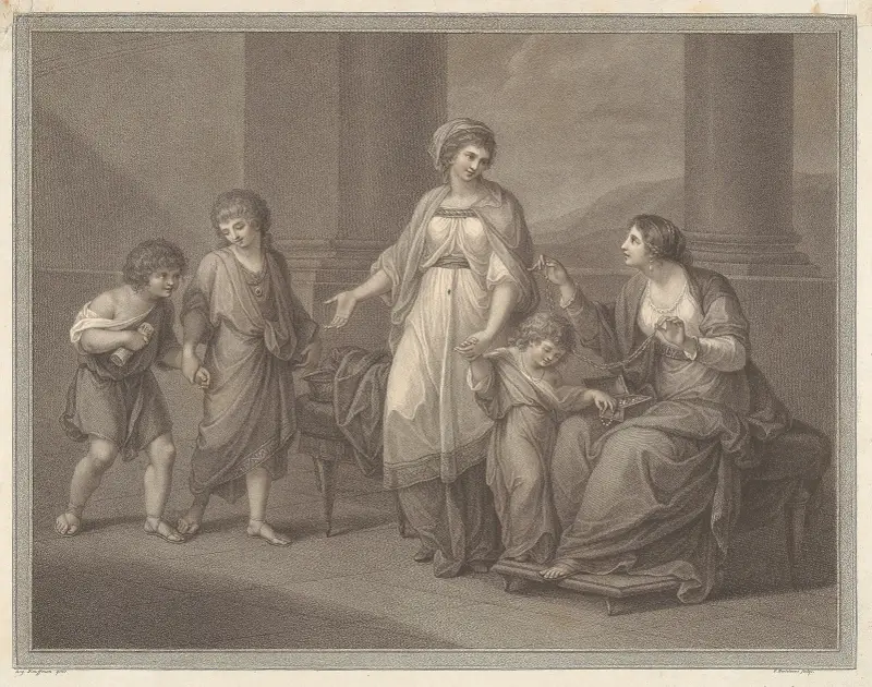 Cornelia, Grachernas moder av Angelica Kauffmann