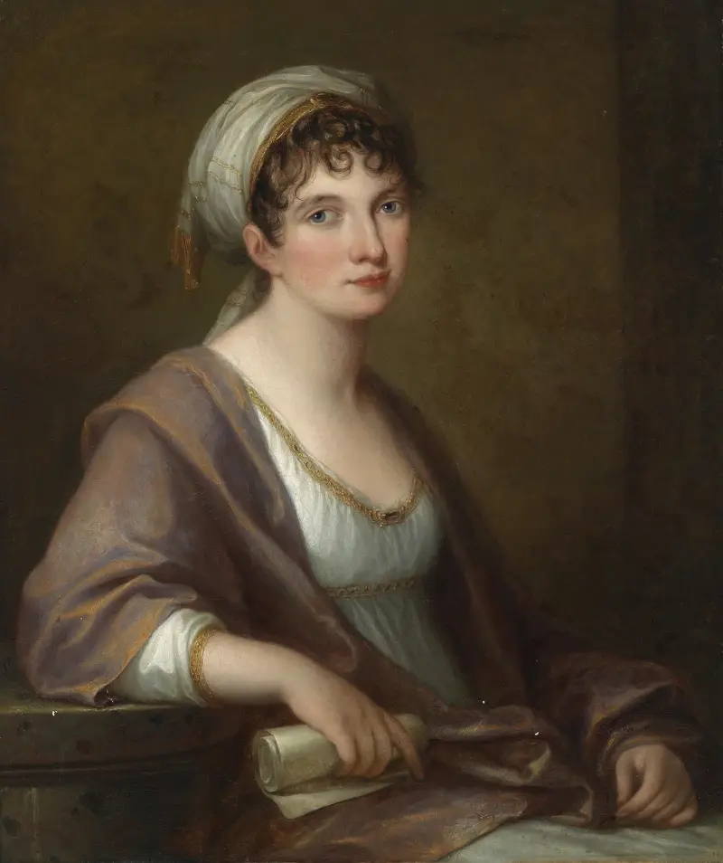 Porträtt av prinsessan Franziska von Kaunitz-Rietberg av Angelica Kauffmann