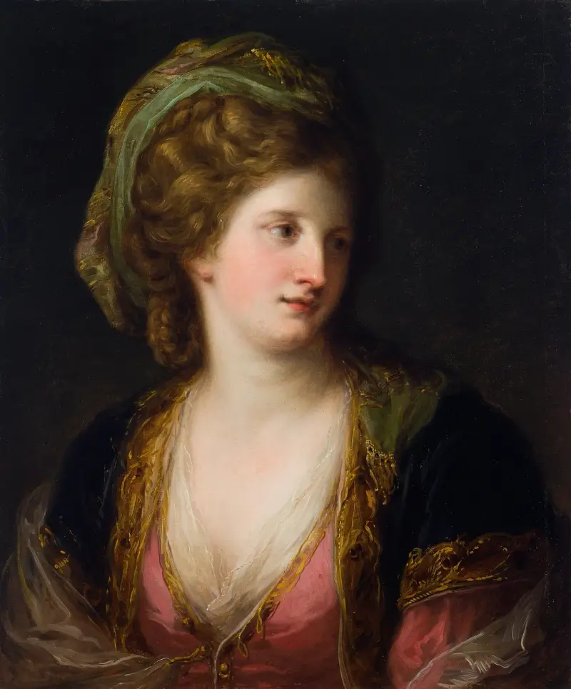 Kvinna i turkisk dräkt av Angelica Kauffmann