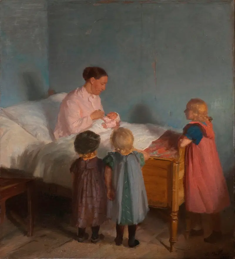 Little Brother av Anna Ancher