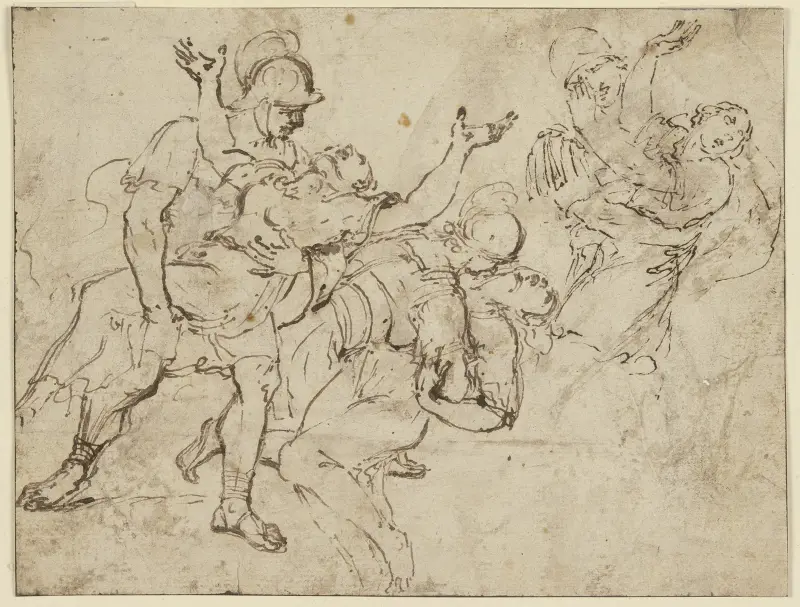 Porwanie Sabinek, Annibale Carracci