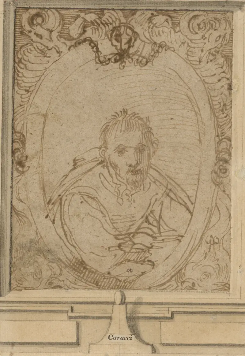 Self-Portrait av Annibale Carracci
