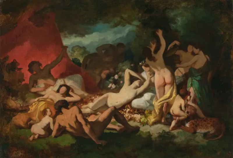 Scena bachiczna, Anselm Feuerbach