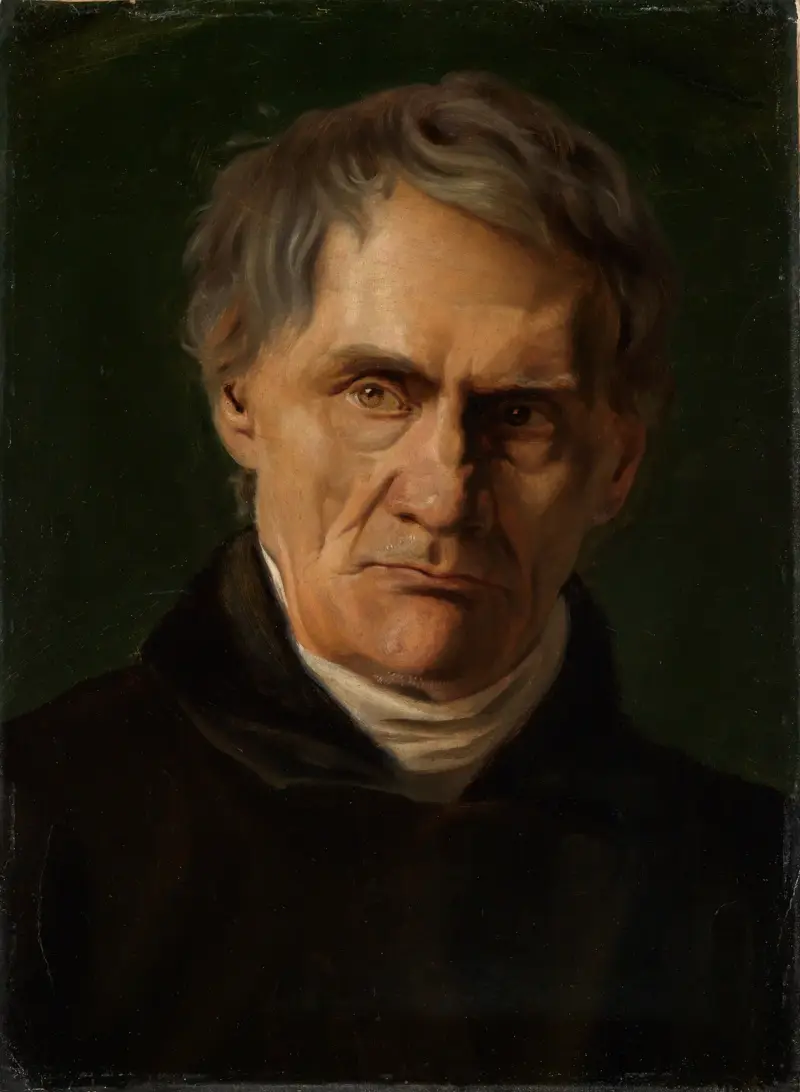 Portret starszego pana, Anselm Feuerbach