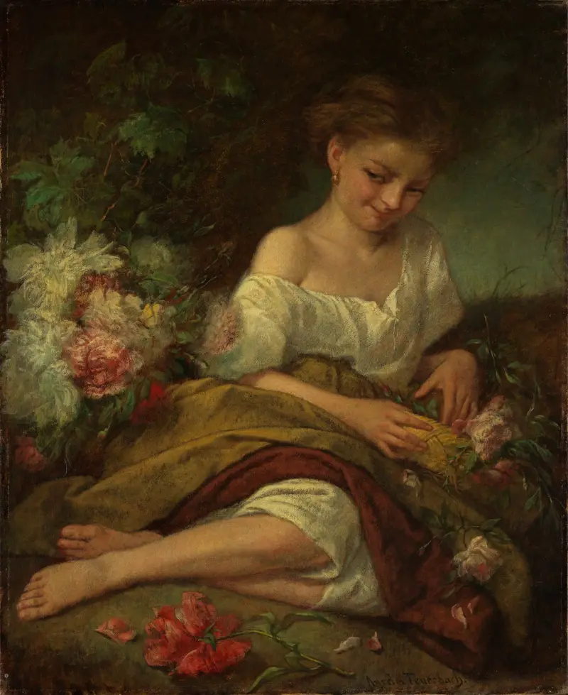 Květinové děvče, Anselm Feuerbach