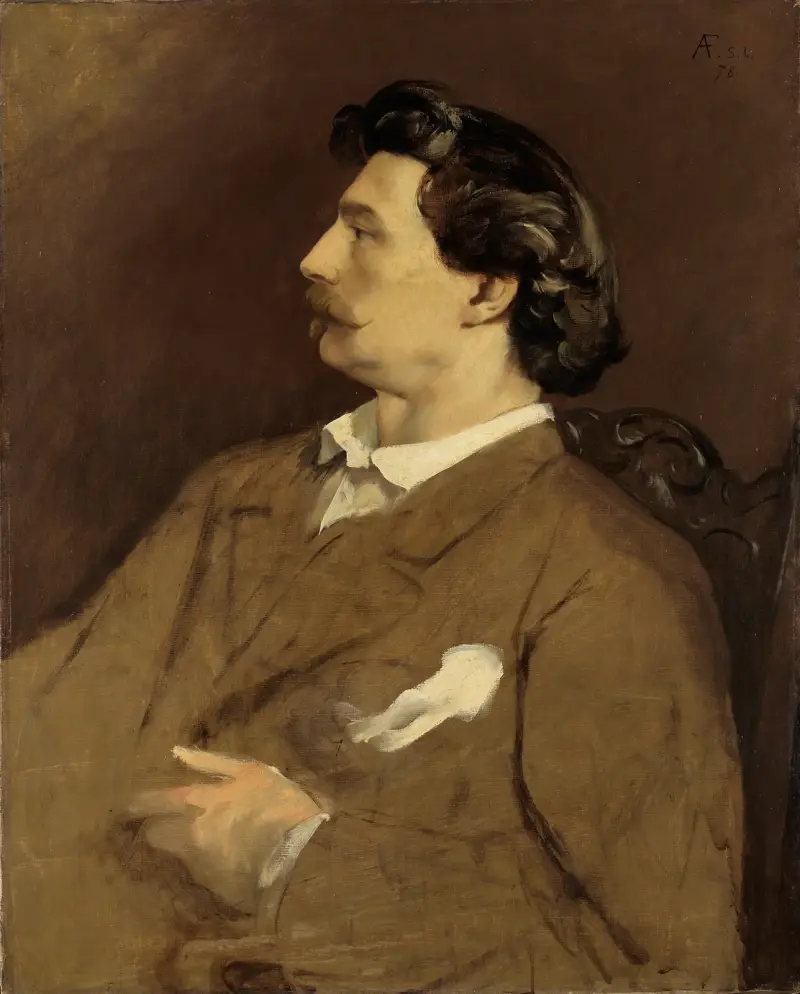 Autoportrét, Anselm Feuerbach