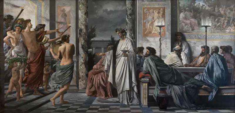 Platons Gastmahl von Anselm Feuerbach