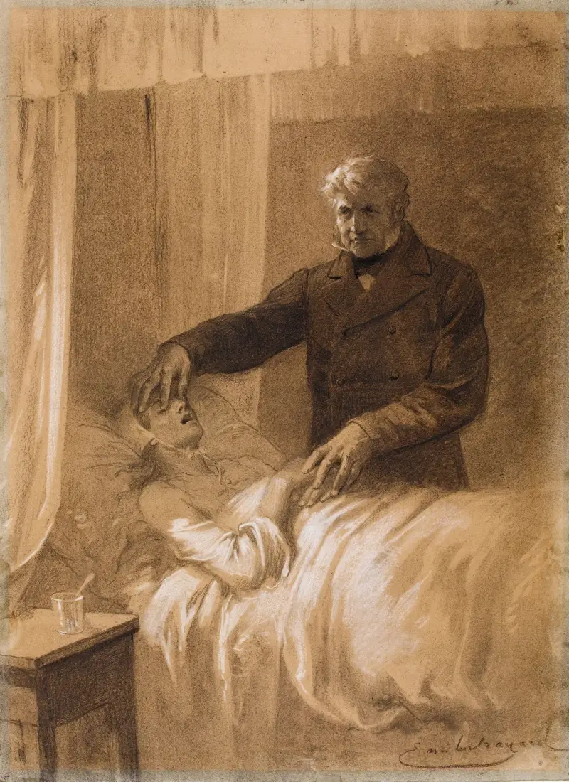 Er schloss ihr die Augen von Émile-Antoine Bayard