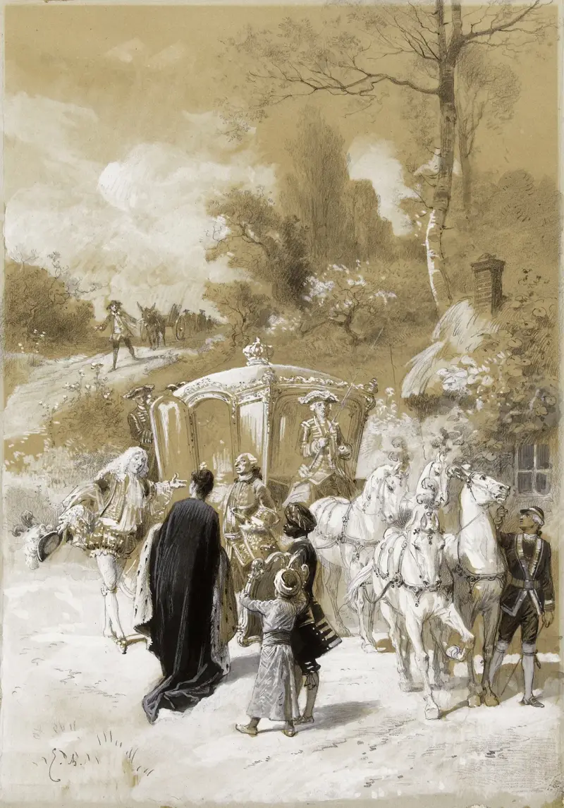 Die zwei Funde des Gallus von Émile-Antoine Bayard