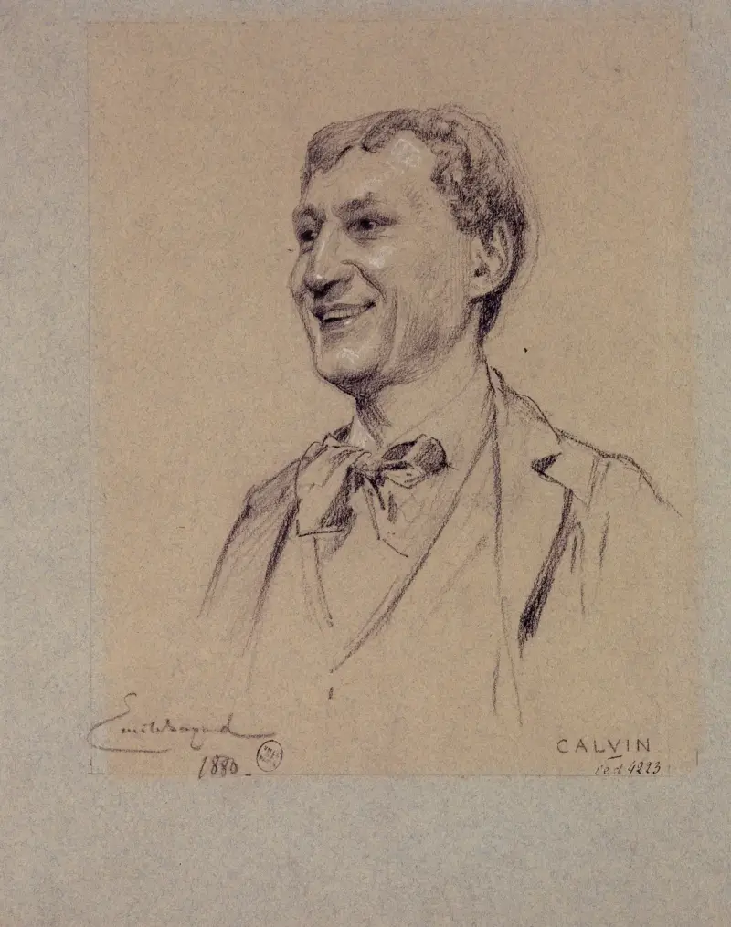Porträtt av Calvin, skådespelare vid Palais-Royal av Émile-Antoine Bayard
