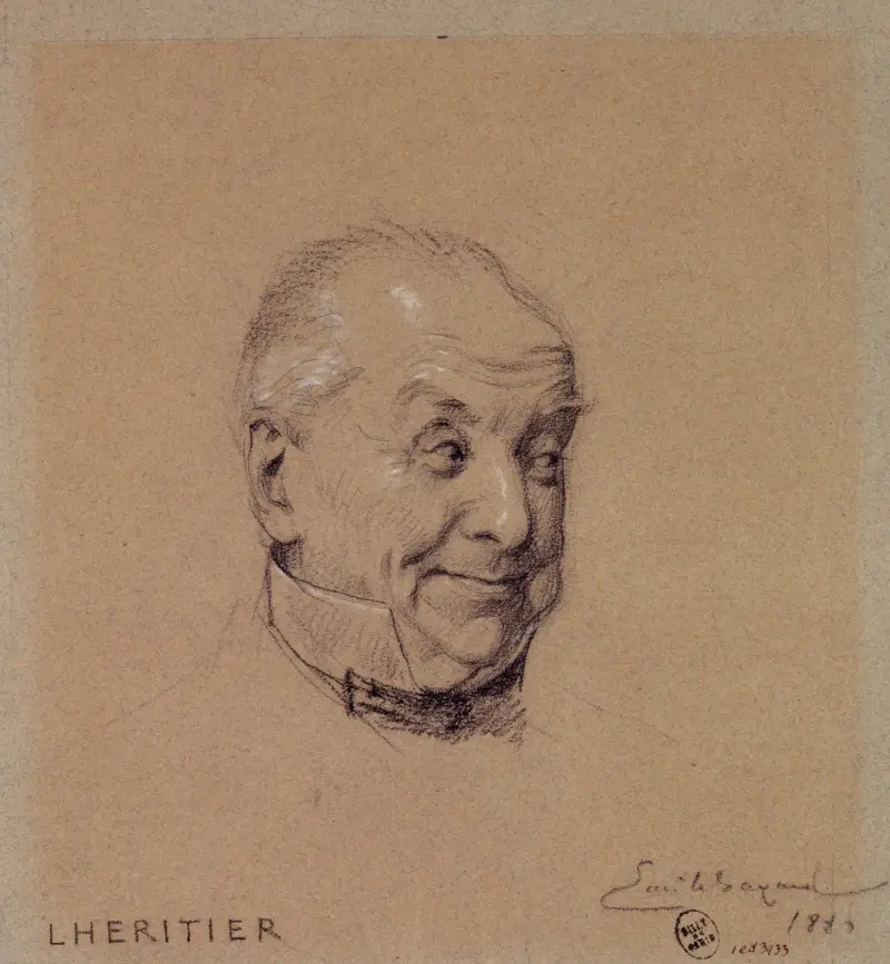 Porträtt av Lhéritier, skådespelare vid Palais-Royal, 1880 – nr 1 av Émile-Antoine Bayard
