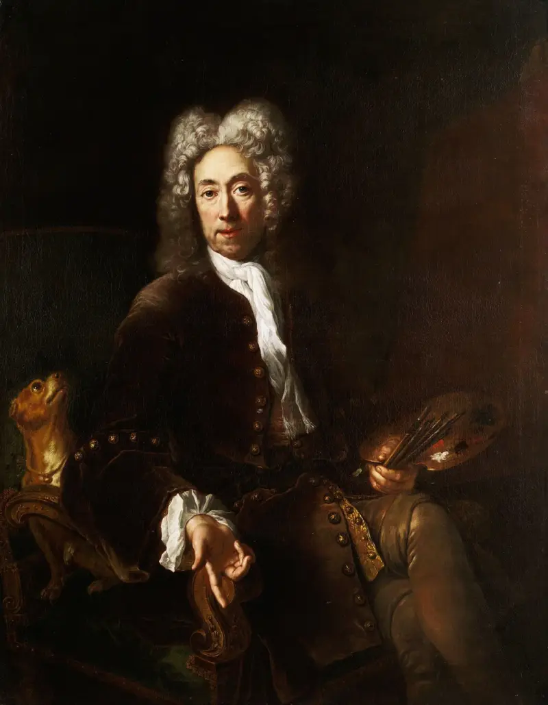 Porträtt av Jean Baptiste Gayot Dubuisson av Antoine Pesne