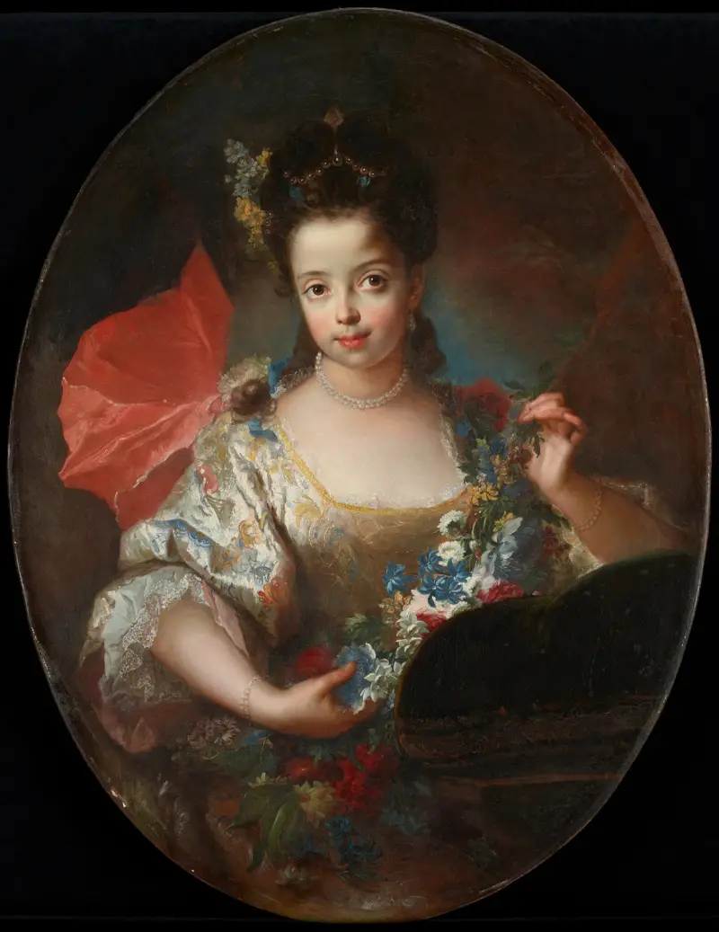 Porträtt av Ursule-Anne Dubuisson av Antoine Pesne
