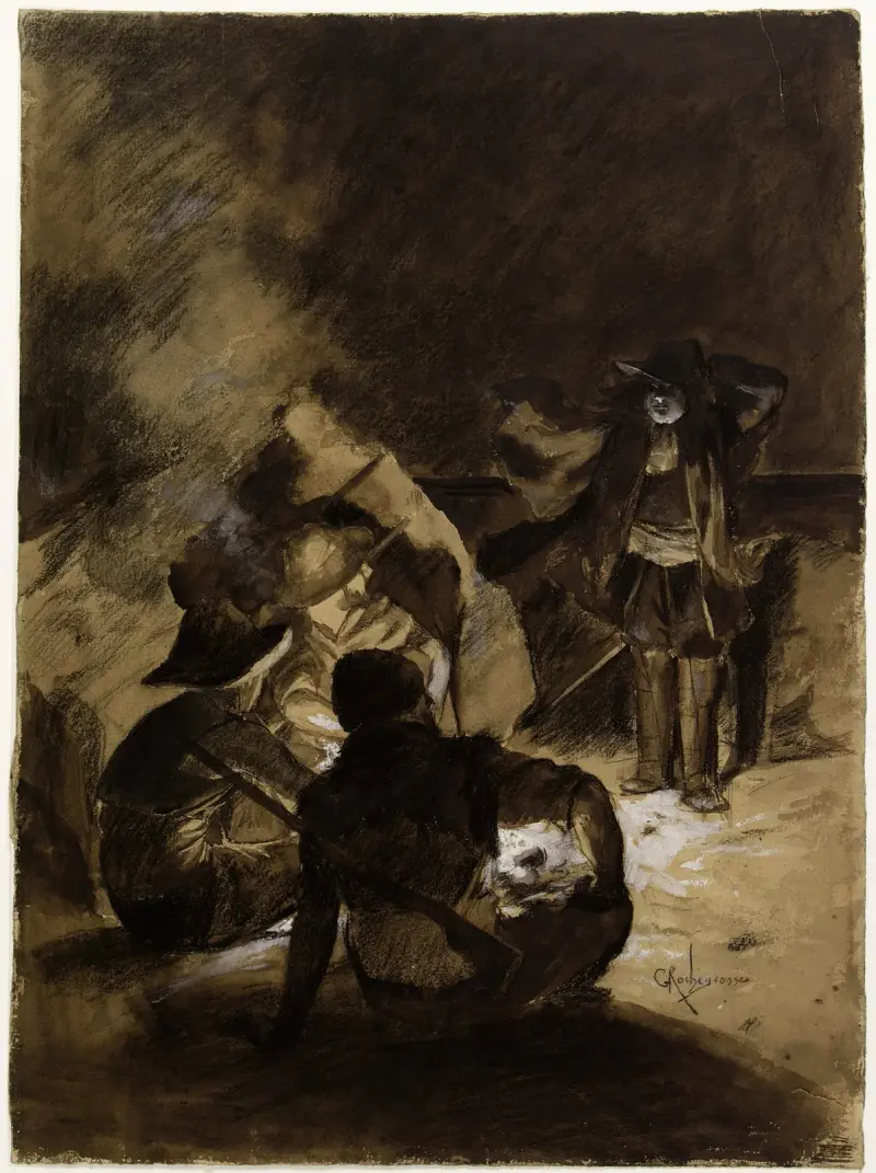 Vstup do Hacketu, Georges Antoine Rochegrosse