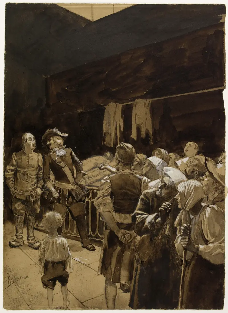 La morgue, Georges Antoine Rochegrosse