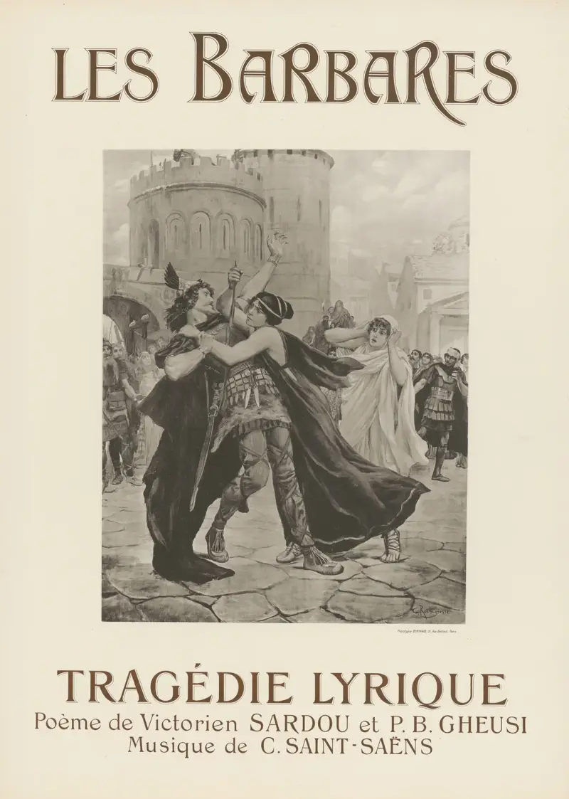 Les Barbares av Georges Antoine Rochegrosse