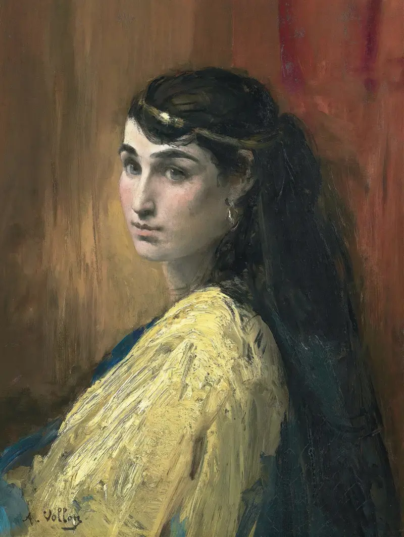 Die schöne Orientalin von Antoine Vollon