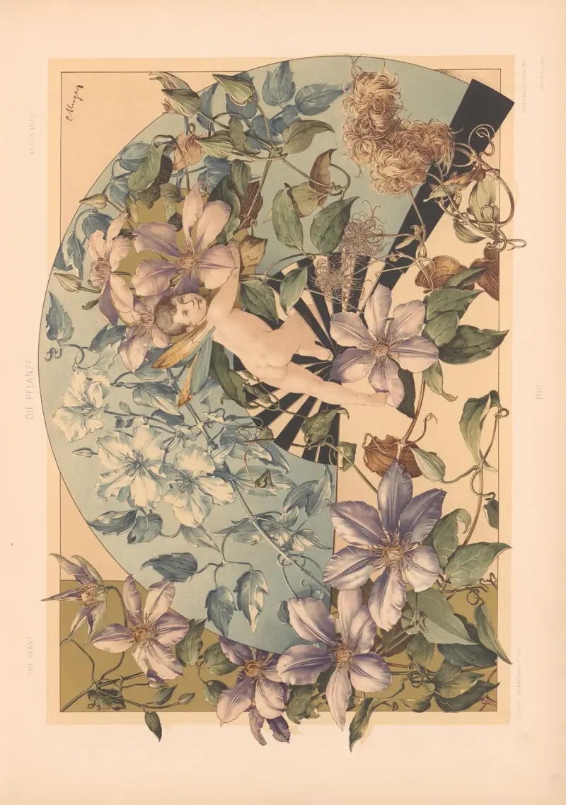Die Pflanze in Kunst und Gewerbe (The Plant in Art and Industry) Pl.137 av Anton Seder